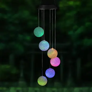 SOLLED Solar Light Outdoors Powered LED Wind Chime Color Changing Spiral Wind Chime Outdoor Decorative Light Garden Light
SOLLED Solar Light Outdoors Powered LED Wind Chime Color Changing Spiral Wind Chime Outdoor Decorative Light Garden Light