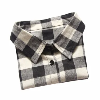 Women Grid Shirt False Collar Detachable Fake Necklace Lapel Shirt Accessories 2018 New
Women Grid Shirt False Collar Detachable Fake Necklace Lapel Shirt Accessories 2018 New