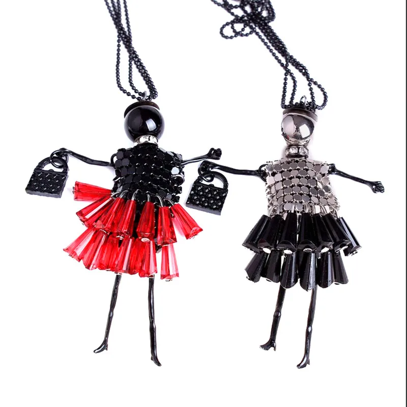 JETTINGBUY 1Piece Bead Dress Long Chain Handmade Necklace For Lover Gifts Jewelry Women Fashion Doll Pendant Necklaces
JETTINGBUY 1Piece Bead Dress Long Chain Handmade Necklace For Lover Gifts Jewelry Women Fashion Doll Pendant Necklaces