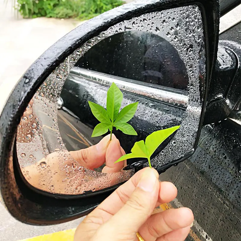 2pcs Rainproof Car Rearview Mirror Film Sticker Anti-fog Protective Film Rain Shield Replacement
2pcs Rainproof Car Rearview Mirror Film Sticker Anti-fog Protective Film Rain Shield Replacement