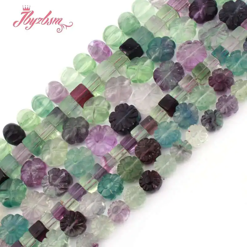 Natural Fluorite Square Flower Multicolor Stone Beads For Jewelry Making 15" DIY Necklace Bracelat Free Shipping
Natural Fluorite Square Flower Multicolor Stone Beads For Jewelry Making 15" DIY Necklace Bracelat Free Shipping