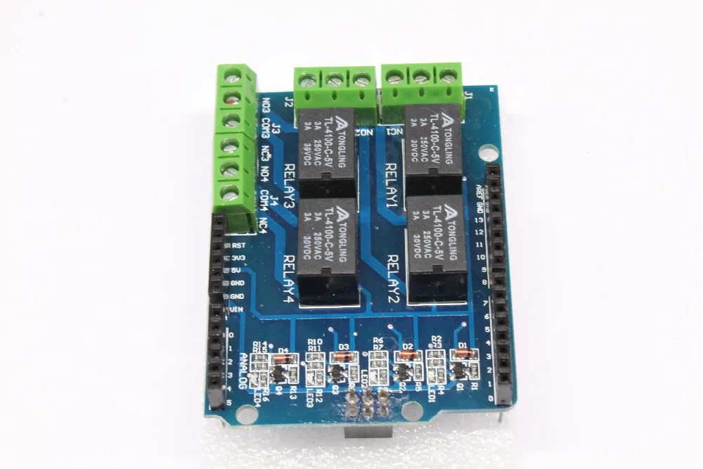 4 channel 5v relay shield module, Four channel relay control board relay expansion board for arduino UNO R3 mega 2560
4 channel 5v relay shield module, Four channel relay control board relay expansion board for arduino UNO R3 mega 2560