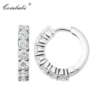 Hoop Earrings Creole Large CZ For Women Ts High Quality Earring Thomas Style 925 Sterling Silver Zirconia Fashion Jewelry
Hoop Earrings Creole Large CZ For Women Ts High Quality Earring Thomas Style 925 Sterling Silver Zirconia Fashion Jewelry