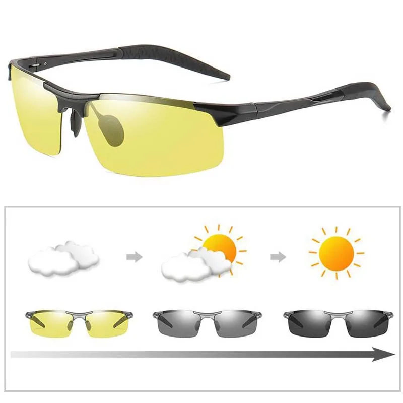 Day Night Photochromic Polarized Sunglasses Men's Sunglasses for Drivers Male Safety Driving Fishing UV400 Sun Glasses 8177 
Day Night Photochromic Polarized Sunglasses Men's Sunglasses for Drivers Male Safety Driving Fishing UV400 Sun Glasses 8177