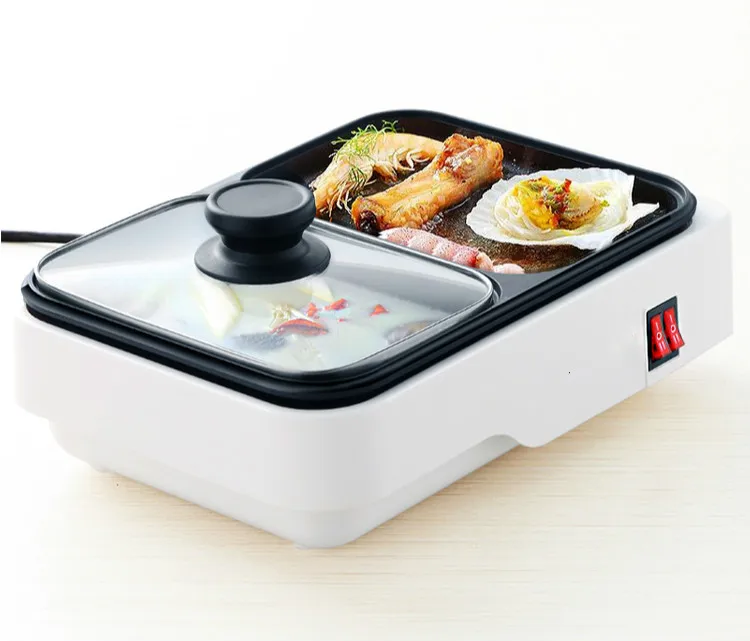220V 1000w Multi-function electric cooker Barbecue machine Hot pot Aluminum alloy Non-stick coating 4 gears temperature control
220V 1000w Multi-function electric cooker Barbecue machine Hot pot Aluminum alloy Non-stick coating 4 gears temperature control