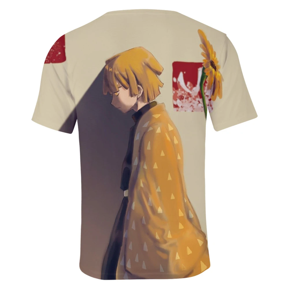 Zenitsu Demon Slayer T-Shirts Back