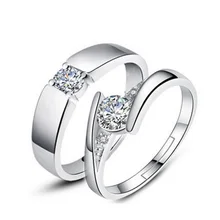 2 Piece Lovers' Men's Opening Vintage Silver Plated Zircon Imitation Adjustable Couple Rings anillos Jewelry
2 Piece Lovers' Men's Opening Vintage Silver Plated Zircon Imitation Adjustable Couple Rings anillos Jewelry