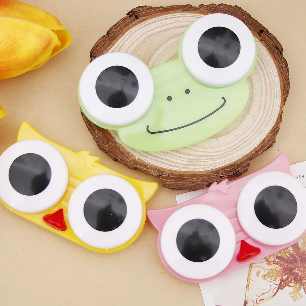 New Hot Sale Cute Colorful 3D Big Eye Owl Frog Animal Shape Contact Lens Case Holder Soak Storage Box Free Shipping
New Hot Sale Cute Colorful 3D Big Eye Owl Frog Animal Shape Contact Lens Case Holder Soak Storage Box Free Shipping