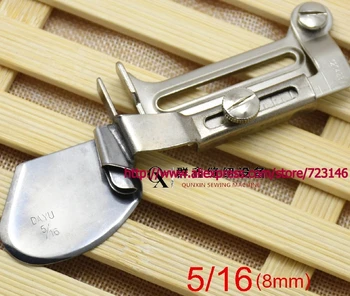 5/16 8MM 3/8 10MM 7/16 11MM DOUBLE FOLD CLEAN FINISH HEMMING FOLDER ATTACHMENT FOR PFAFF JUKI BROTHER JACK SEWING MACHINES
5/16 8MM 3/8 10MM 7/16 11MM DOUBLE FOLD CLEAN FINISH HEMMING FOLDER ATTACHMENT FOR PFAFF JUKI BROTHER JACK SEWING MACHINES