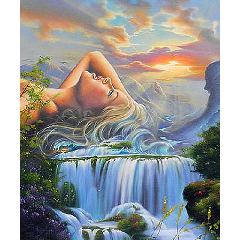 DIY Diamond Embroidery girl Diamond Painting Landscape Cross Stitch Full Needlework Home Decor Round drill unique gift
DIY Diamond Embroidery girl Diamond Painting Landscape Cross Stitch Full Needlework Home Decor Round drill unique gift