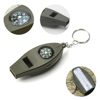 Multi-function Four-in-one Whistle with Compass Compass Magnifier Thermometer Outdoor Survival Whistle 2Pack
Multi-function Four-in-one Whistle with Compass Compass Magnifier Thermometer Outdoor Survival Whistle 2Pack