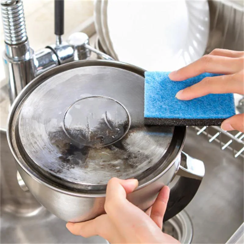 1/2Pcs Emery Sponge Composite Scouring Pad Descaling Cleaning Kitchen Magic Polishing Cleaning Thick Supplies 10*7*1.6cm
1/2Pcs Emery Sponge Composite Scouring Pad Descaling Cleaning Kitchen Magic Polishing Cleaning Thick Supplies 10*7*1.6cm