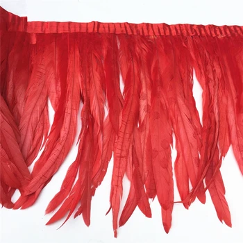 Wholesale Rooster Tail Coque Feathers Trim fringe Ribbon 12-14inch/30-35cm Pheasant Feathers for Crafts Skirt Carnival Plumas
Wholesale Rooster Tail Coque Feathers Trim fringe Ribbon 12-14inch/30-35cm Pheasant Feathers for Crafts Skirt Carnival Plumas