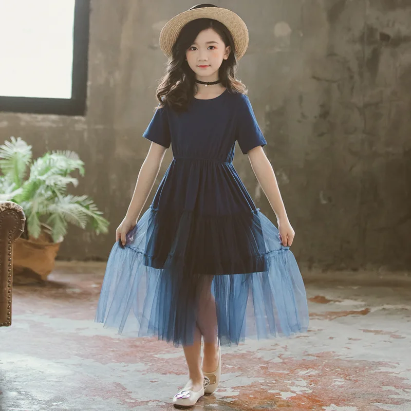 Girls Summer Dresses 6-16Years Long Tulle Girls Dress Dark Blue Baby Girl Dress Children's Clothing Children's Dresses clothes
Girls Summer Dresses 6-16Years Long Tulle Girls Dress Dark Blue Baby Girl Dress Children's Clothing Children's Dresses clothes
