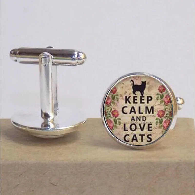 Wholesale round glass Cuffink Keep Calm and Love Cats Cuffink Keep Calm Cuffink charm glass cabochon Cuffinks Bangle
Wholesale round glass Cuffink Keep Calm and Love Cats Cuffink Keep Calm Cuffink charm glass cabochon Cuffinks Bangle