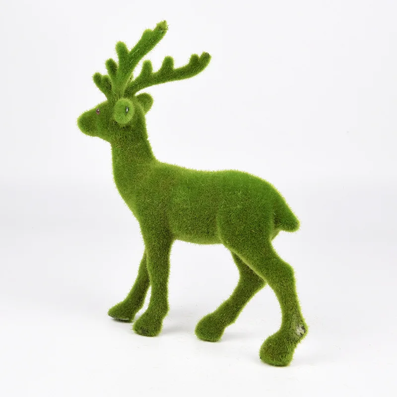 Deer figure Emulate flocked plastic animals Christmas deer figurines Garden decoration Flocking deer decorations
Deer figure Emulate flocked plastic animals Christmas deer figurines Garden decoration Flocking deer decorations
