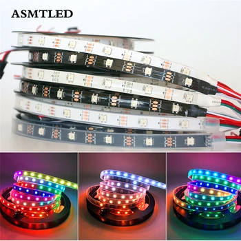 DC5V 0.5/1/2/3/4/5M Dream Full Color WS2812B LED Pixel Strip 30/60/144 LEDs/M Programmable Individual Addressable LED Tape lamp
DC5V 0.5/1/2/3/4/5M Dream Full Color WS2812B LED Pixel Strip 30/60/144 LEDs/M Programmable Individual Addressable LED Tape lamp