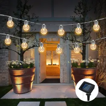 IP65 Outdoor Waterproof Bulb Shape Solar Light Garden Lamps Xmas Tree Party Decorative Lighting 10 LED Copper Wire String Lights
IP65 Outdoor Waterproof Bulb Shape Solar Light Garden Lamps Xmas Tree Party Decorative Lighting 10 LED Copper Wire String Lights