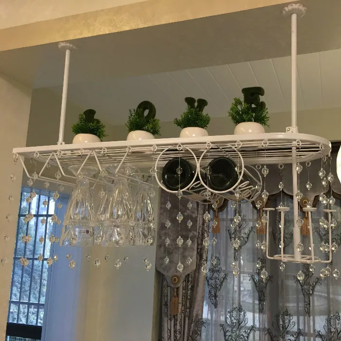 European bar glass frame upside down wine goblet rack of wine rack hanging rack Wine household ornaments
European bar glass frame upside down wine goblet rack of wine rack hanging rack Wine household ornaments