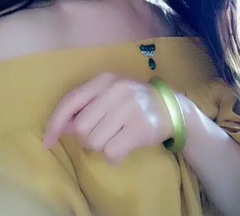 Fine Jewelry liaoning xiuyan Natural Beautiful Light yellow Jade Bangle Bracelet Handmade Free Shipping
Fine Jewelry liaoning xiuyan Natural Beautiful Light yellow Jade Bangle Bracelet Handmade Free Shipping