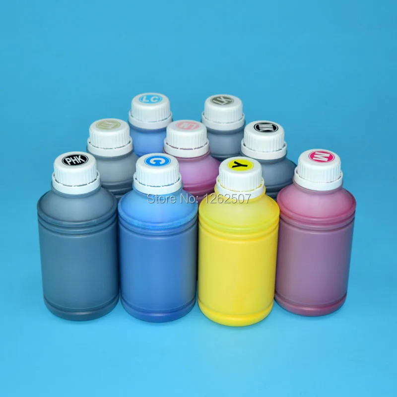 

9 colors 500ML High quality waterproof pigment ink For Epson Surecolor P600 P608 P800 R3000 3800 3880 11880 7890 9890 Printers