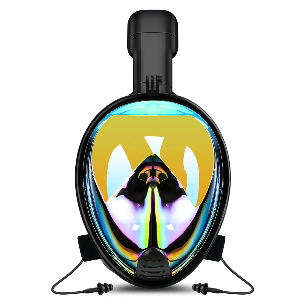 YaHey Diving Mask New Underwater Swimming Snorkel Mask Full Face Anti Fog Scuba Set for Gopro Camera
YaHey Diving Mask New Underwater Swimming Snorkel Mask Full Face Anti Fog Scuba Set for Gopro Camera