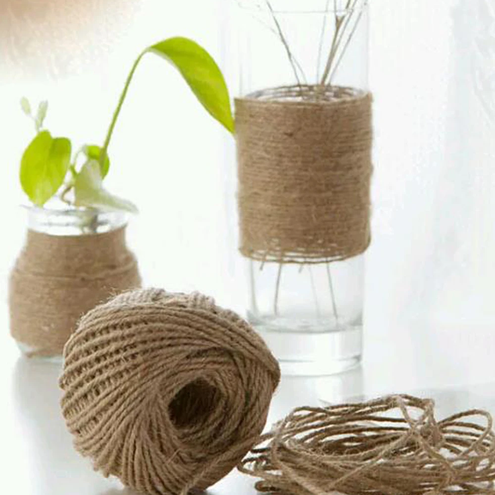 Newest 1 Roll 30M/100M Natural Brown Jute Hemp Rope Twine String Cord Shank Craft Making DIY
Newest 1 Roll 30M/100M Natural Brown Jute Hemp Rope Twine String Cord Shank Craft Making DIY