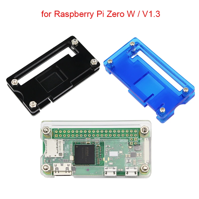 Raspberry Pi Zero W Acrylic Case for RPI Zero Box 3 Color Cover Shell Enclosure Cases also for Raspberry Pi Zero V1.3
Raspberry Pi Zero W Acrylic Case for RPI Zero Box 3 Color Cover Shell Enclosure Cases also for Raspberry Pi Zero V1.3