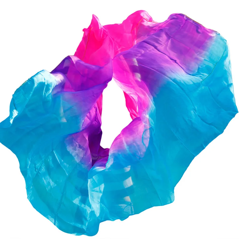 2017 design 100% real silk belly dance veil, cheap dance veils,tari perut kostum veil wholesale 270*114cm Turquoise+purple+Rose
2017 design 100% real silk belly dance veil, cheap dance veils,tari perut kostum veil wholesale 270*114cm Turquoise+purple+Rose