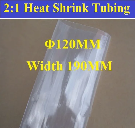 120mm Polyolefin 2:1 Heat Shrink Tubing Insulation UL ROHS Free Shipping - 1 Meter
120mm Polyolefin 2:1 Heat Shrink Tubing Insulation UL ROHS Free Shipping - 1 Meter