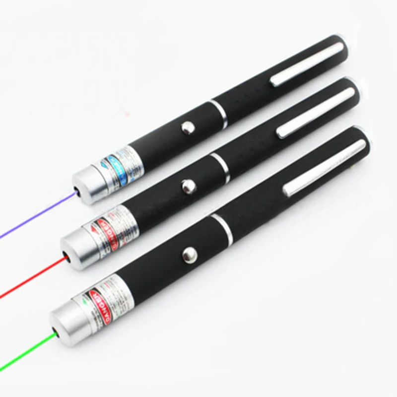 

Hot Green Red Blue Laser Pointer Pen Visible Beam Light Lazer 532NM-405NM 5mw Beam Ray Laser Pointer Instructor Pen Flashlight