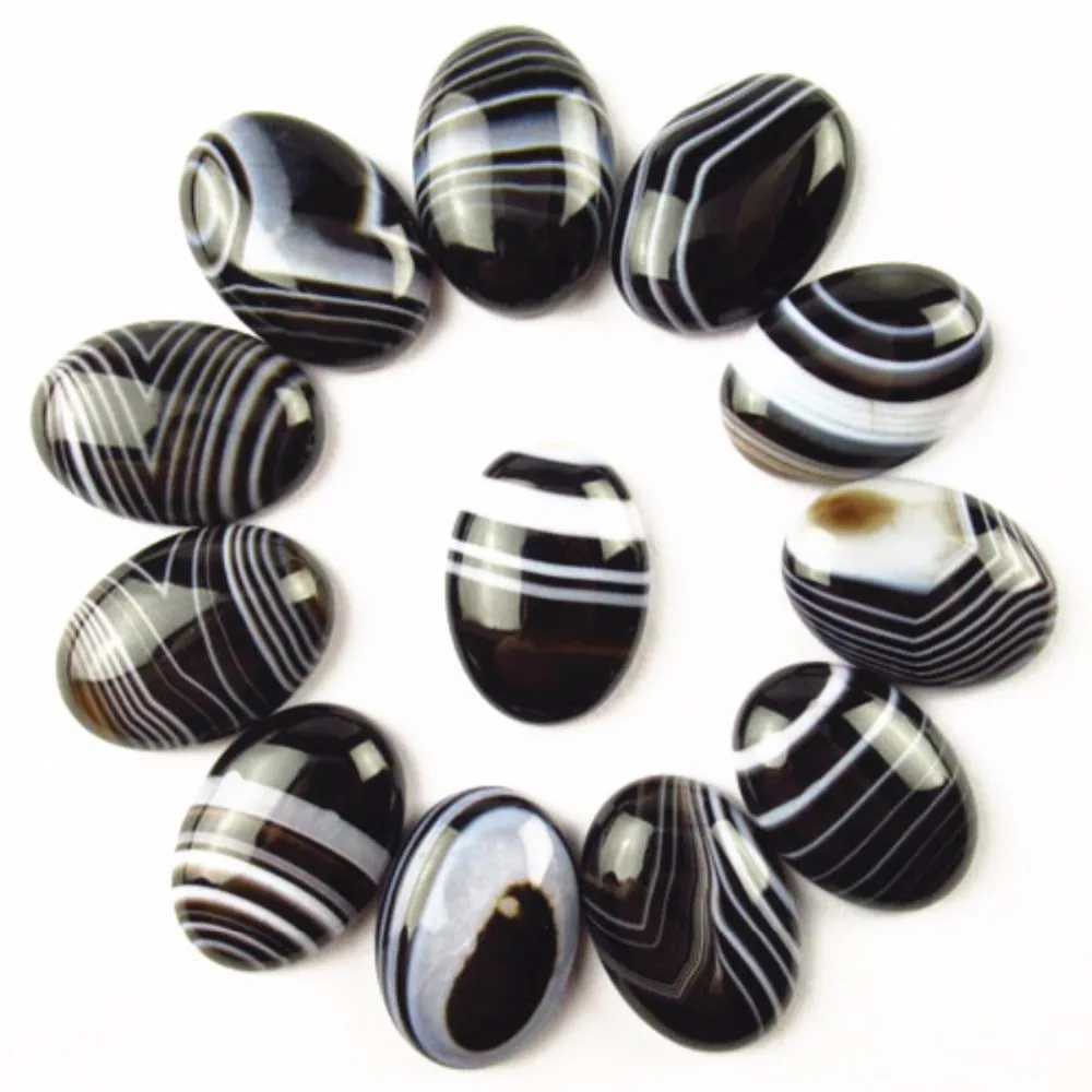 10pcs Gorgeous Intriguing Interesting A* Black Onyx Agates oval CAB CABOCHON 25x18x6mm
10pcs Gorgeous Intriguing Interesting A* Black Onyx Agates oval CAB CABOCHON 25x18x6mm