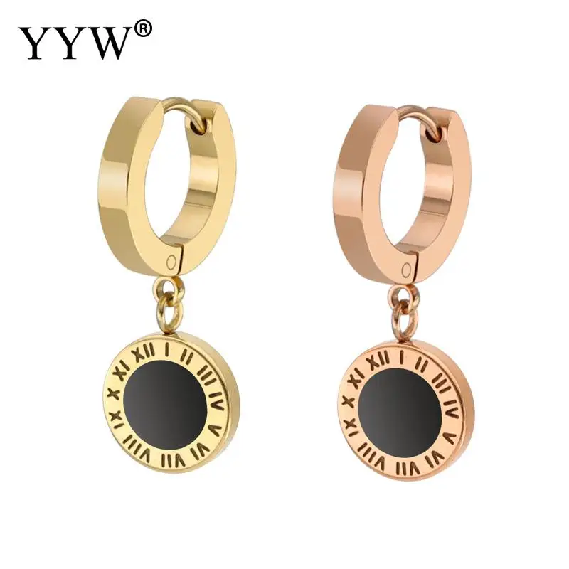 316 Stainless Steel Huggie Hoop Earring Flat Round plated polished roman number Unisex enamel more colors Sold By Pair
316 Stainless Steel Huggie Hoop Earring Flat Round plated polished roman number Unisex enamel more colors Sold By Pair