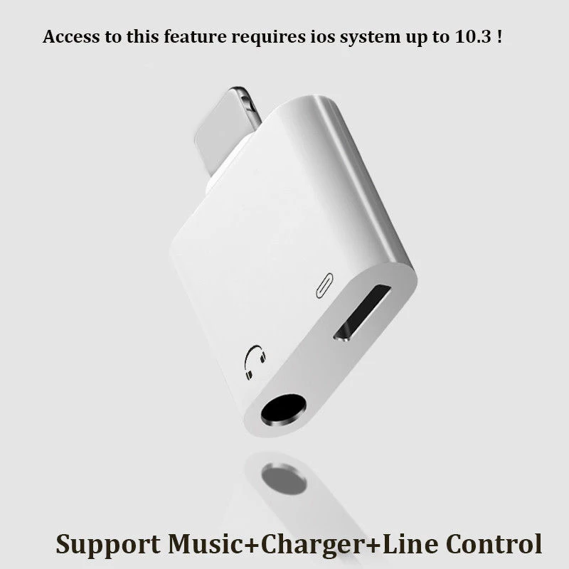 2 In 1 IOS To 3.5mm Headphone Jack Adapter Audio Charge Cable Convert For iPhone 7 8 X For IOS 10.3 Audio Jack Charger Splitter
2 In 1 IOS To 3.5mm Headphone Jack Adapter Audio Charge Cable Convert For iPhone 7 8 X For IOS 10.3 Audio Jack Charger Splitter