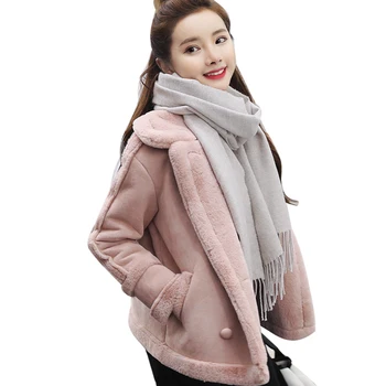 Autumn and Winter Faux Fur Coat Female Lamb Fur Korean Jackets Winter Jacket Women Clothes 2019 Suede Parka Mujer Chaqueta Mujer
Autumn and Winter Faux Fur Coat Female Lamb Fur Korean Jackets Winter Jacket Women Clothes 2019 Suede Parka Mujer Chaqueta Mujer