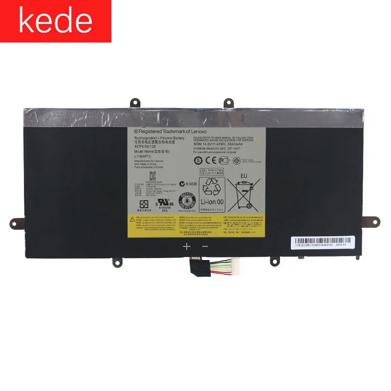 kede Laptop battery For Lenovo IdeaPad Yoga 11/11S 11 11S Ultrabook Series 4ICP4/56/120 L11M4P13 14.8V 2840mAh 42wh
kede Laptop battery For Lenovo IdeaPad Yoga 11/11S 11 11S Ultrabook Series 4ICP4/56/120 L11M4P13 14.8V 2840mAh 42wh