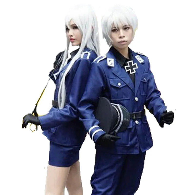 Custom Made Anime APH Cosplay Axis Powers Hetalia Prussia Cosplay Costume Blue Navy Outfit Men Women Military Uniform
Custom Made Anime APH Cosplay Axis Powers Hetalia Prussia Cosplay Costume Blue Navy Outfit Men Women Military Uniform
