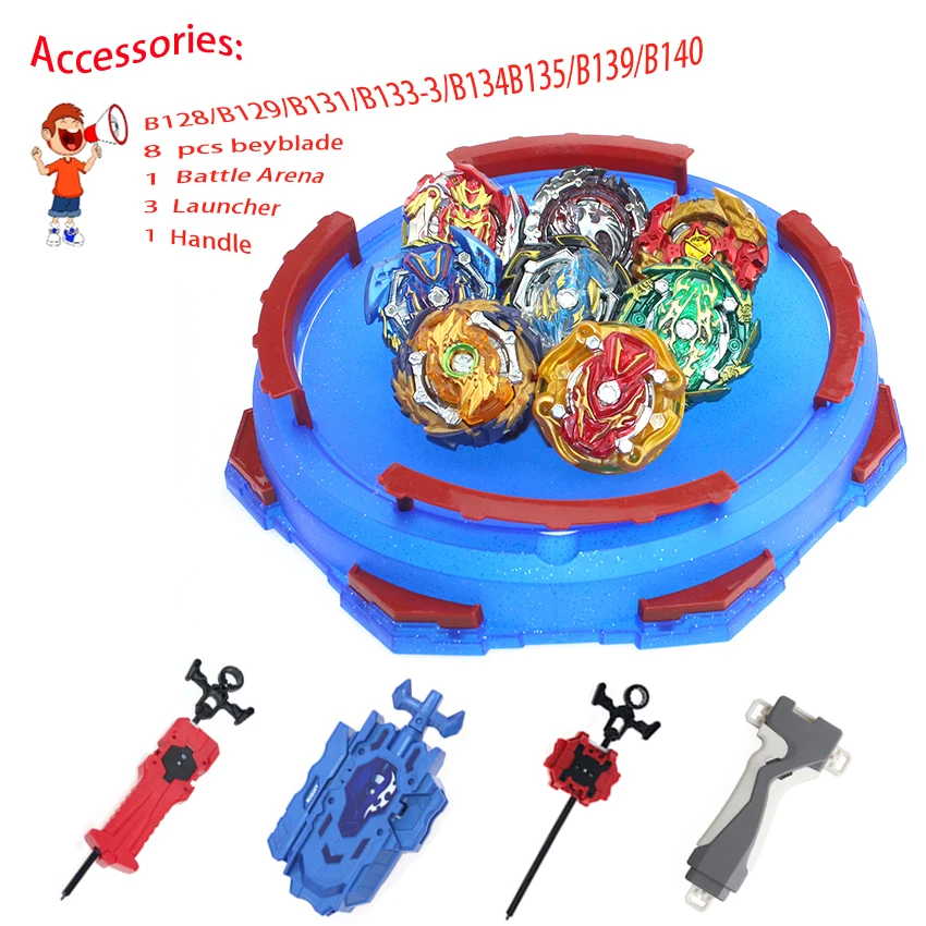 New suit Bey blades Burst Toys B-127 B-139 B-140 bables Bay blades arena Toupie Metal Fusion God Spinning Top Bey Blades Toy
New suit Bey blades Burst Toys B-127 B-139 B-140 bables Bay blades arena Toupie Metal Fusion God Spinning Top Bey Blades Toy