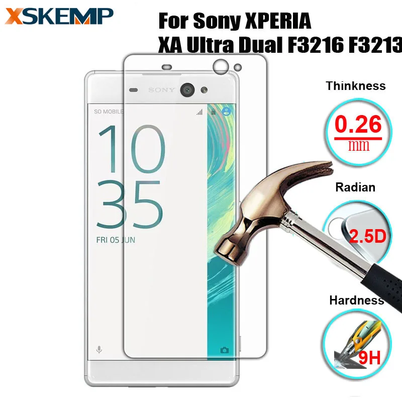 0.26mm 9H Anti-glare Tempered Glass For Sony XPERIA XA Ultra Dual F3216 F3213 LCD Premium Screen Protector Protective Guard Film
0.26mm 9H Anti-glare Tempered Glass For Sony XPERIA XA Ultra Dual F3216 F3213 LCD Premium Screen Protector Protective Guard Film