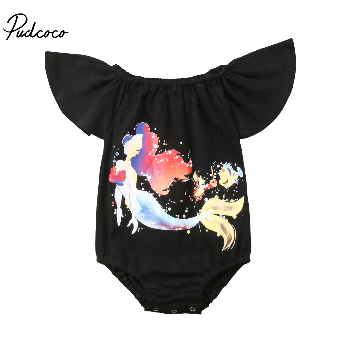 Pudcoco 2018 Hot Cute Baby Girls Infant Fly Sleeve Mermaid Print Romper Jumpsuit Playsuit Sunsuit Clothing Outfits 0-24M
Pudcoco 2018 Hot Cute Baby Girls Infant Fly Sleeve Mermaid Print Romper Jumpsuit Playsuit Sunsuit Clothing Outfits 0-24M