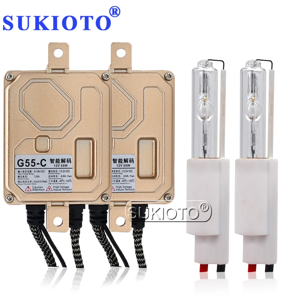 SUKIOTO 55W HID Projector Lens Bulb Kit xenon CANBUS Headlight kit 10MM 15MM 18MM 21MM Car Light 3000K 4300K 5000K 6000K 8000K
SUKIOTO 55W HID Projector Lens Bulb Kit xenon CANBUS Headlight kit 10MM 15MM 18MM 21MM Car Light 3000K 4300K 5000K 6000K 8000K