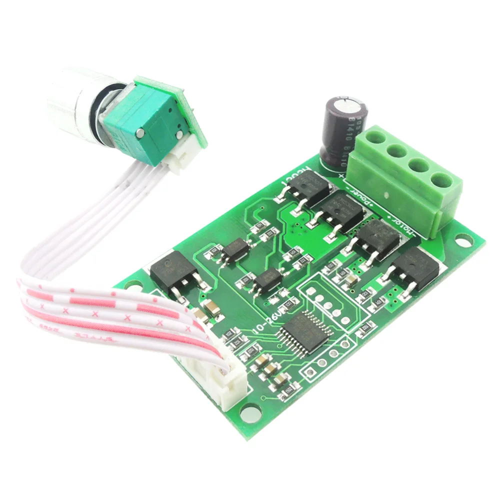 Fully automatic forward and reverse DC motor governor 12V24V DC motor controller speed control knob switch
Fully automatic forward and reverse DC motor governor 12V24V DC motor controller speed control knob switch