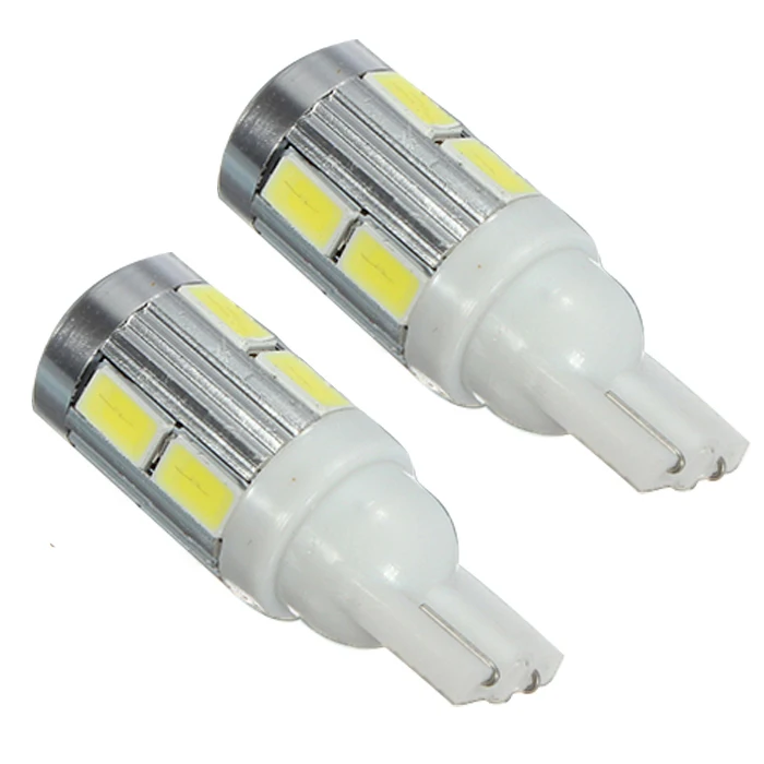 TOYL 2*T10 168 W5W 5630 10 LED Canbus White High Power Signal Tail Turn Bulb Light
TOYL 2*T10 168 W5W 5630 10 LED Canbus White High Power Signal Tail Turn Bulb Light