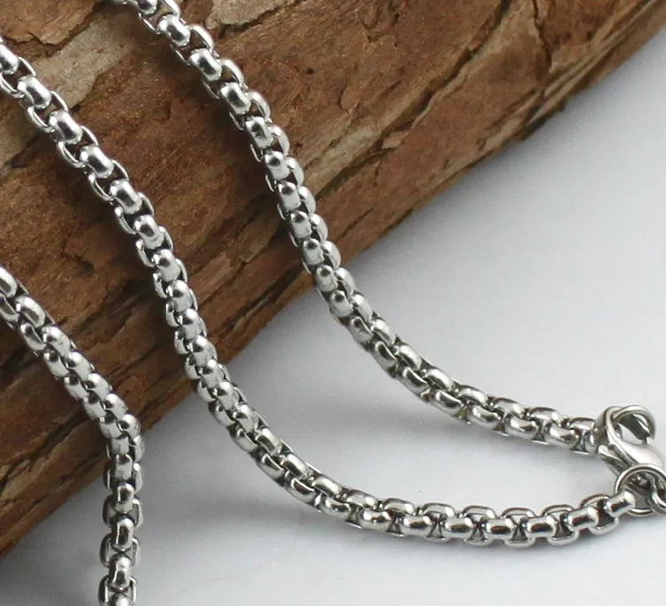 Men Jewelry 3mm Diameter 18/20/22/24/26/28/30inch Supre Lord Of The Men 316L Stainless Steel Necklace Interlocking Chain
Men Jewelry 3mm Diameter 18/20/22/24/26/28/30inch Supre Lord Of The Men 316L Stainless Steel Necklace Interlocking Chain