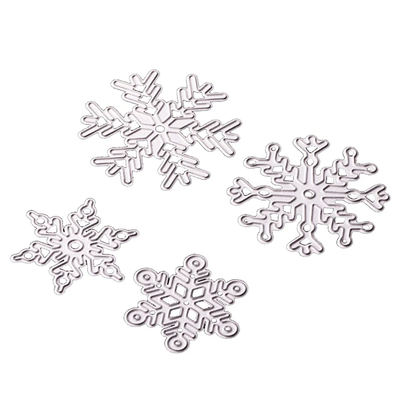 4pcs/set Snowflake Cutting Dies Christmas Metal Cutting Dies Stencils Die Cut for DIY Scrapbooking Album Paper Card Embossing
4pcs/set Snowflake Cutting Dies Christmas Metal Cutting Dies Stencils Die Cut for DIY Scrapbooking Album Paper Card Embossing