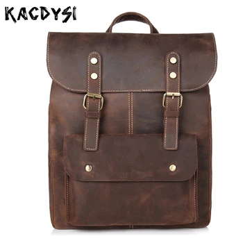 Crazy Horse Leather Luxury Women Travel Backpack Handmade Retro Daypack Quality Men Computer Notebook School Bag Casual Knapsack
Crazy Horse Leather Luxury Women Travel Backpack Handmade Retro Daypack Quality Men Computer Notebook School Bag Casual Knapsack