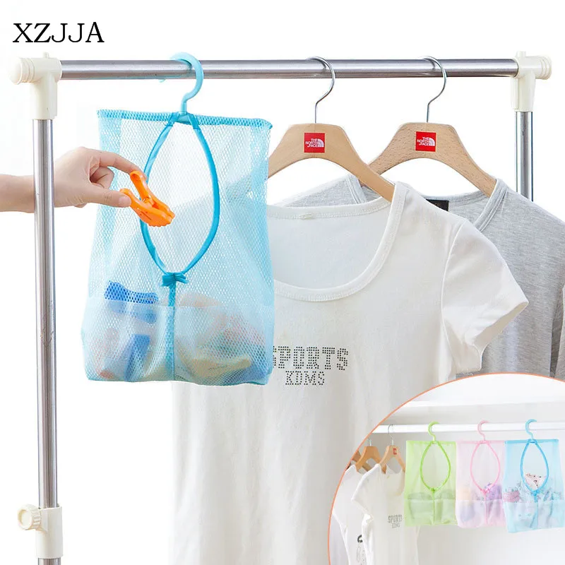 XZJJA 1PC Creative Multi-Function Mesh Storage Bag Home Kitchen Bathroom Hanging Organizer With Rotating Hook Clothes Clip Bags
XZJJA 1PC Creative Multi-Function Mesh Storage Bag Home Kitchen Bathroom Hanging Organizer With Rotating Hook Clothes Clip Bags