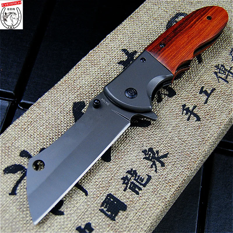 58-60HRC DA104 440C blade wood Handle Folding knife Survival Camping tool Hunting Pocket Knife tactical edc outdoor tool
58-60HRC DA104 440C blade wood Handle Folding knife Survival Camping tool Hunting Pocket Knife tactical edc outdoor tool