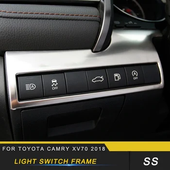 Auto Car-styling Light Switch Frame Cover Interior Accessories for Toyota Camry XV70 2018
Auto Car-styling Light Switch Frame Cover Interior Accessories for Toyota Camry XV70 2018