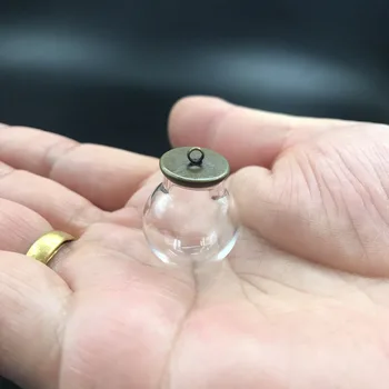 20x12mm Mini Terrarium glass globe bubble bronze base tray necklace lanugo vial pendant DIY wishing bottle wed decor gift 100pcs
20x12mm Mini Terrarium glass globe bubble bronze base tray necklace lanugo vial pendant DIY wishing bottle wed decor gift 100pcs